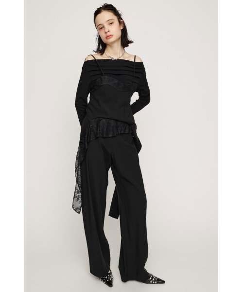 SLY（スライ） スラックス パンツ CAMI LAYERED DRAPE PT キャミ