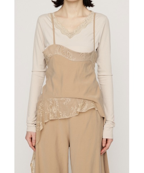 SLY（スライ） スラックス パンツ CAMI LAYERED DRAPE PT キャミ 