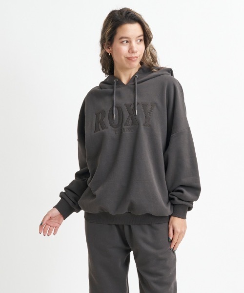 「ROXY」 プルオーバーパーカー MEDIUM ブラック レディース_画像2