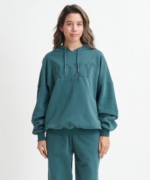 「ROXY」 プルオーバーパーカー MEDIUM ブラック レディース_画像4