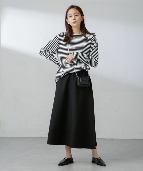 「Le Minor」 長袖カットソー S ブルー レディース_画像8