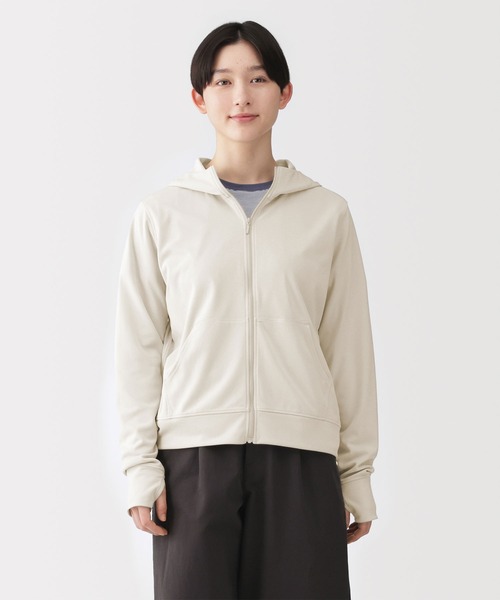 無印良品（MUJI） パーカー uvカット 婦人 UVカット乾きやすい 