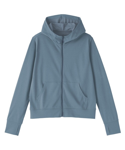 無印良品（MUJI） パーカー 婦人 UVカット乾きやすいフルジップ