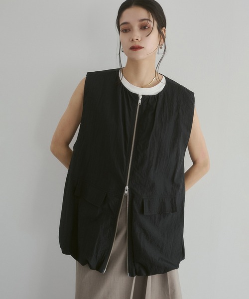hunch（ハンチ） ベスト ジレ ナイロン ベスト レディース : ZOZOTOWN