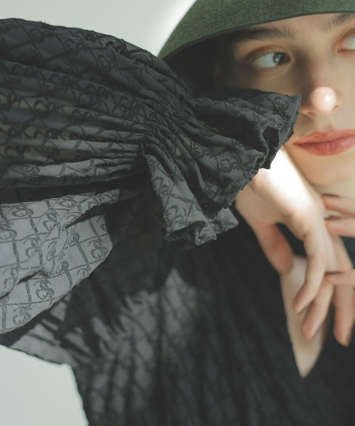 「EIMY ISTOIRE」 長袖ワンピース S ブラック レディース_画像5