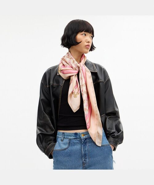 COACH コーチ がま口ケース　デイジー・スカーフ・プリント COACH（コーチ） スカーフ バンダナ ホース アンド キャリッジ