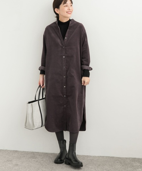 「URBAN RESEARCH DOORS」 長袖ワンピース SMALL ミント レディース_画像4