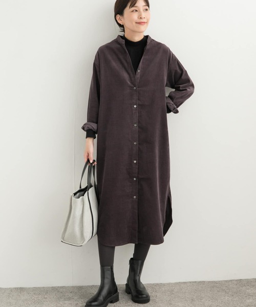 「URBAN RESEARCH DOORS」 長袖ワンピース SMALL ミント レディース_画像5