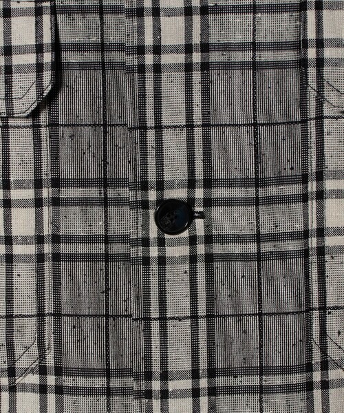 ユナイテッドアローズ UNITED ARROWS 15161621580 S／Sシャツ UNITED ARROWS（ユナイテッドアローズ） シャツ ネップクロス グレン