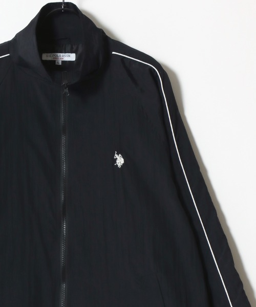 「U.S. POLO ASSN.」 ナイロンブルゾン L グレー メンズ_画像7