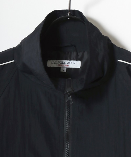 「U.S. POLO ASSN.」 ナイロンブルゾン L グレー メンズ_画像8