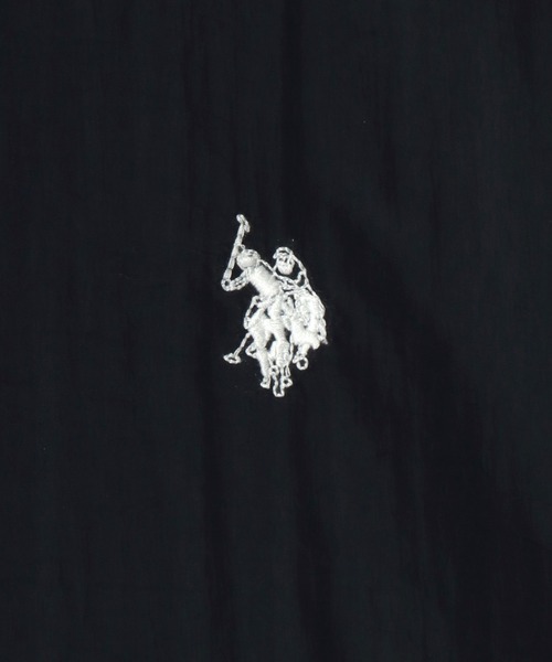 「U.S. POLO ASSN.」 ナイロンブルゾン L グレー メンズ_画像9
