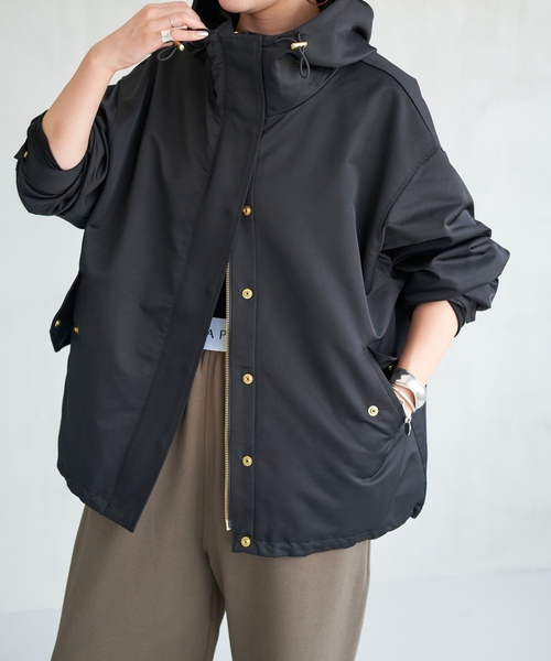「Spick & Span」 マウンテンパーカー 36 ベージュ レディース_画像6