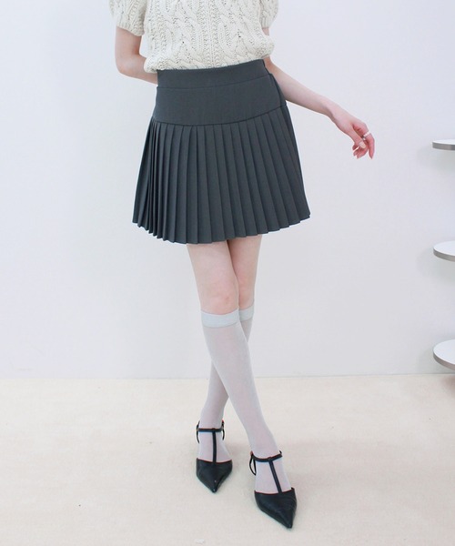 Reurie'（レウリィ） スカート 「ZOZO限定」プリーツミニスカート