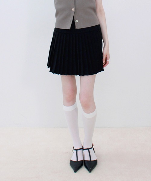 yukiemon Anniversaryスカート 短め丈 Reurie'（レウリィ） スカート 「ZOZO限定」プリーツミニスカート