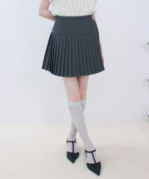 Reurie'（レウリィ） スカート 「ZOZO限定」プリーツミニスカート