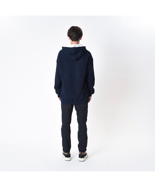 「STUDIO SEVEN」 プルオーバーパーカー MEDIUM ヘザーグレー メンズ_画像3