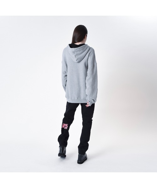「STUDIO SEVEN」 プルオーバーパーカー MEDIUM ヘザーグレー メンズ_画像4