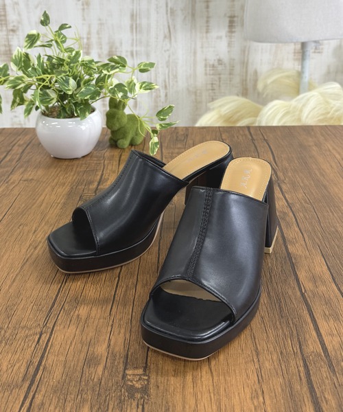 LUGG NAGG（ラグナグ） 厚底 サンダル 夏 ミュール 「A.K.R」「8.5cm
