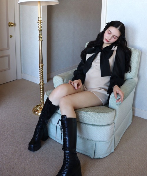 「TITTY&CO.」 オーバーオール MEDIUM アイボリー レディース_画像7