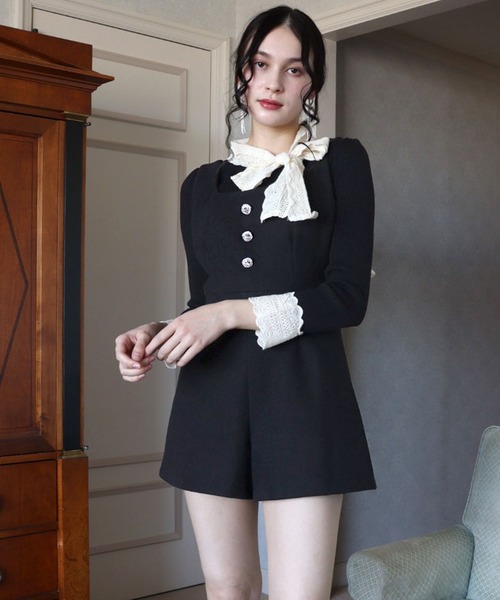 「TITTY&CO.」 オーバーオール MEDIUM アイボリー レディース_画像9