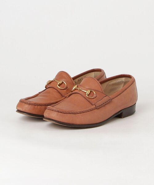 GUCCI（グッチ） ホースビット ローファー 36.5 ブラウン レディース