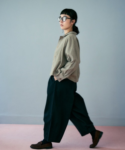 「Crisp」 チノパンツ FREE アイボリー レディース_画像6