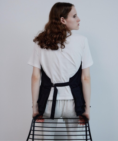 MAISON SPECIAL（メゾンスペシャル） tシャツ 半袖 Wrap Pleats Dock T