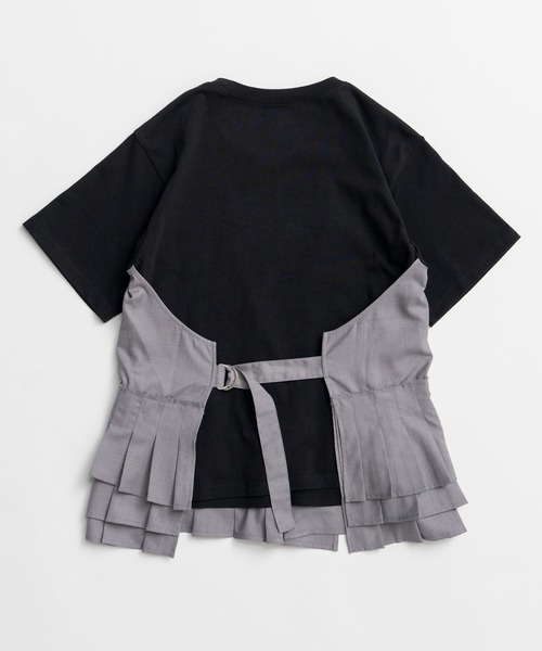 MAISON SPECIAL（メゾンスペシャル） tシャツ 半袖 Wrap Pleats Dock T