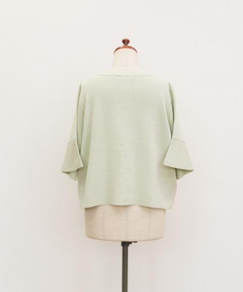 「CLETTE」 ニットカーディガン LL ミント レディース_画像3