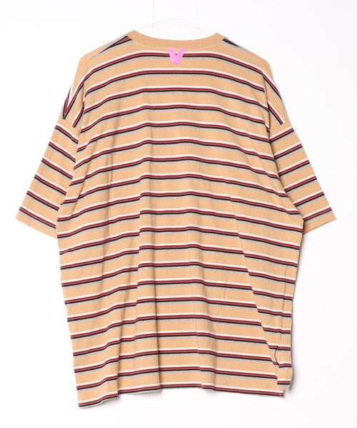 「FRAPBOIS PARK」 半袖Tシャツ 1 ベージュ レディース_画像2