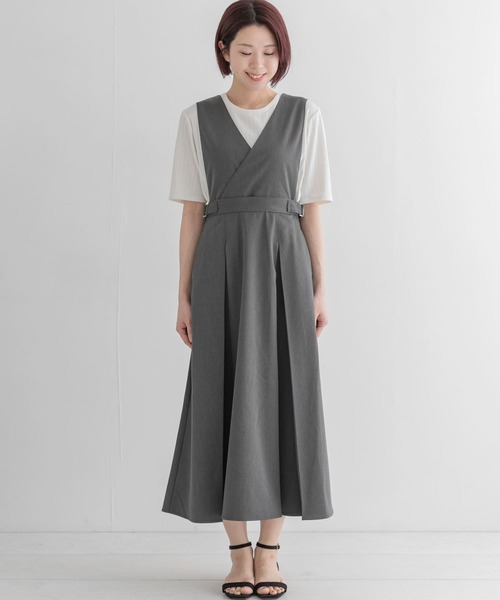 「URBAN RESEARCH Sonny Label」 サロペットスカート FREE ブラック レディース (2/8)