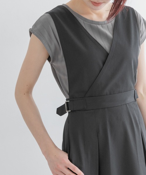 「URBAN RESEARCH Sonny Label」 サロペットスカート FREE ブラック レディース (4/8)