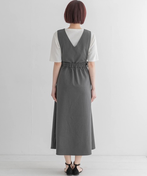 「URBAN RESEARCH Sonny Label」 サロペットスカート FREE ブラック レディース (7/8)