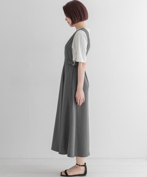 「URBAN RESEARCH Sonny Label」 サロペットスカート FREE ブラック レディース (8/8)
