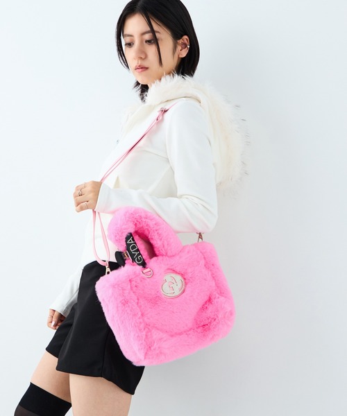 GYDA ノベルティ トートバッグ ピンク GYDA（ジェイダ） トートバッグ ミニ 2WAYミニファートートバッグ GY