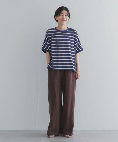 ADORE 半袖プルオーバー ダークパープル　タグ付き URBAN RESEARCH DOORS（アーバンリサーチドアーズ） tシャツ 半袖