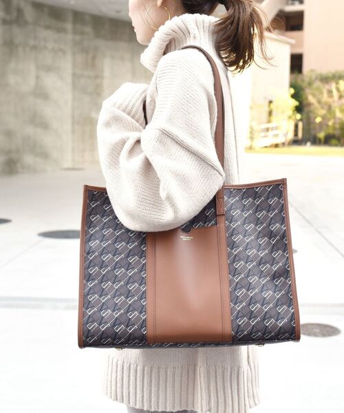 「VIOLAd'ORO」 トートバッグ ONE SIZE ブラウン レディース_画像2