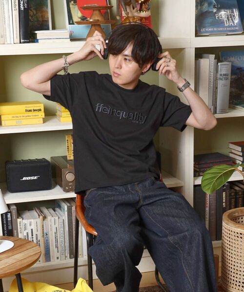 「FFEIN」 半袖Tシャツ MEDIUM ホワイト メンズ_画像4