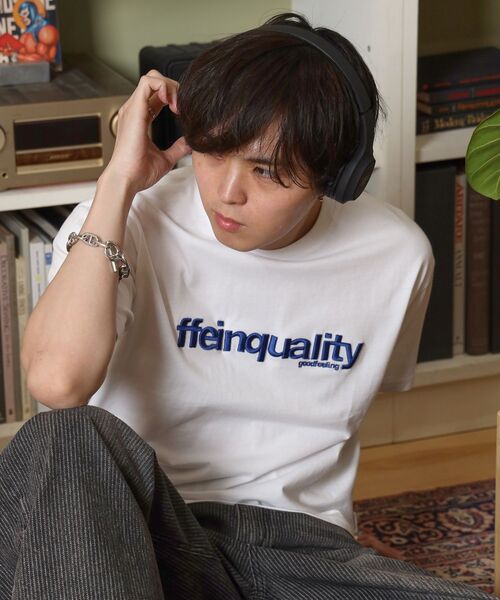 「FFEIN」 半袖Tシャツ MEDIUM ホワイト メンズ_画像8