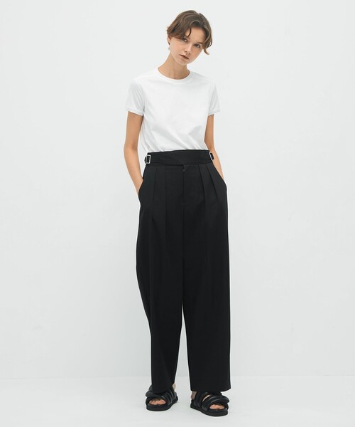 「CABaN」 チノパンツ X-SMALL ネイビー レディース_画像2