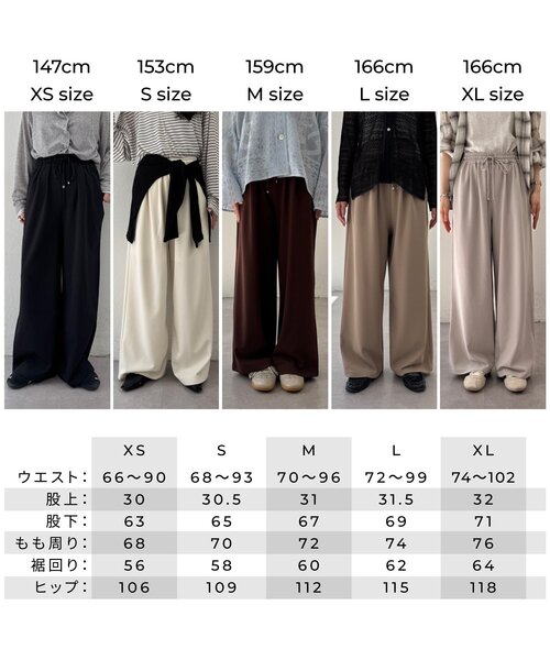 「CIAOPANIC TYPY」 スラックス LARGE ブラック レディース_画像2