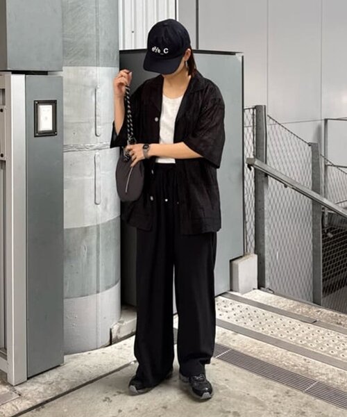 「CIAOPANIC TYPY」 スラックス LARGE ブラック レディース_画像8