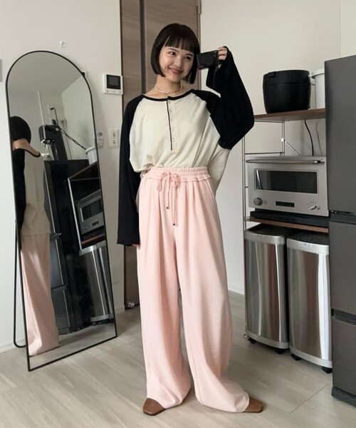 「CIAOPANIC TYPY」 スラックス LARGE ブラック レディース_画像9