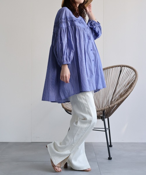 「ap retro」 半袖シャツ MEDIUM ピンク レディース_画像7