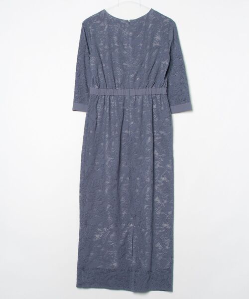 「AIMER」 7分袖ワンピース MEDIUM ネイビー レディース_画像2