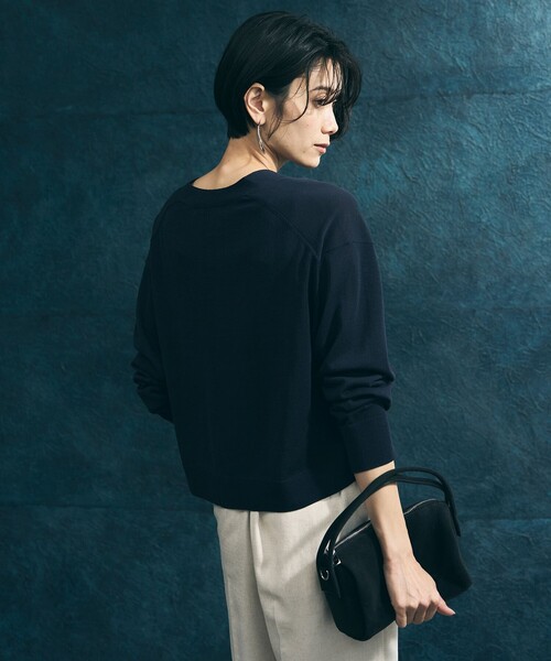 「UNFILO」 ニットカーディガン X-LARGE グレー レディース_画像8