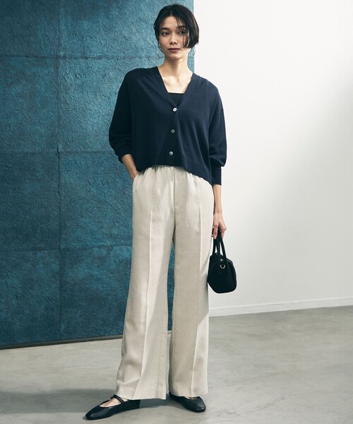「UNFILO」 ニットカーディガン X-LARGE グレー レディース_画像9