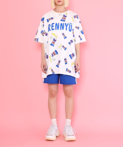 「PUNYUS」 ショートパンツ 3 レッド レディース_画像7