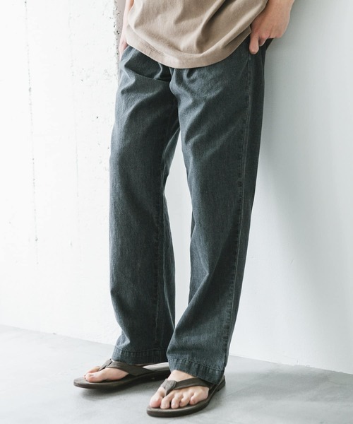 「URBAN RESEARCH DOORS」 デニムパンツ LARGE ブラック メンズ_画像2